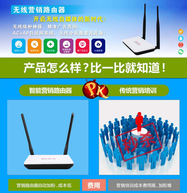 【现货批发性价比最高免费固件rippleos系统广告推送无线路由器】价格,厂家,图片,无线路由器,深圳市华讯通达科技-